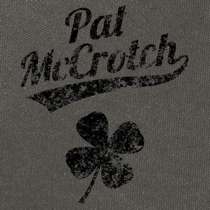 Pat McCrotch Funny Saint Patricks Day St Patricks Day Irish Cotton Canvas Backpack