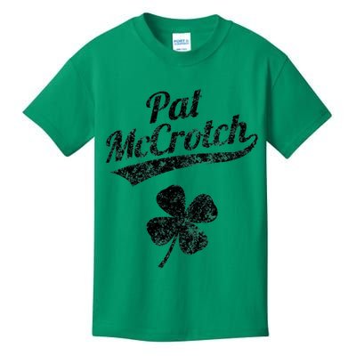 Pat McCrotch Funny Saint Patricks Day St Patricks Day Irish Kids T-Shirt