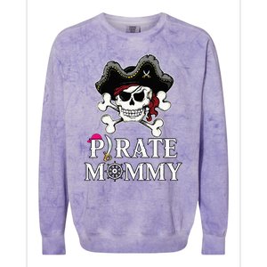 Pirate Mommy Funny Pirate Mom Colorblast Crewneck Sweatshirt