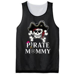 Pirate Mommy Funny Pirate Mom Mesh Reversible Basketball Jersey Tank