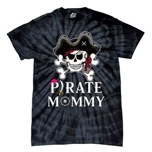 Pirate Mommy Funny Pirate Mom Tie-Dye T-Shirt