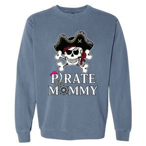 Pirate Mommy Funny Pirate Mom Garment-Dyed Sweatshirt