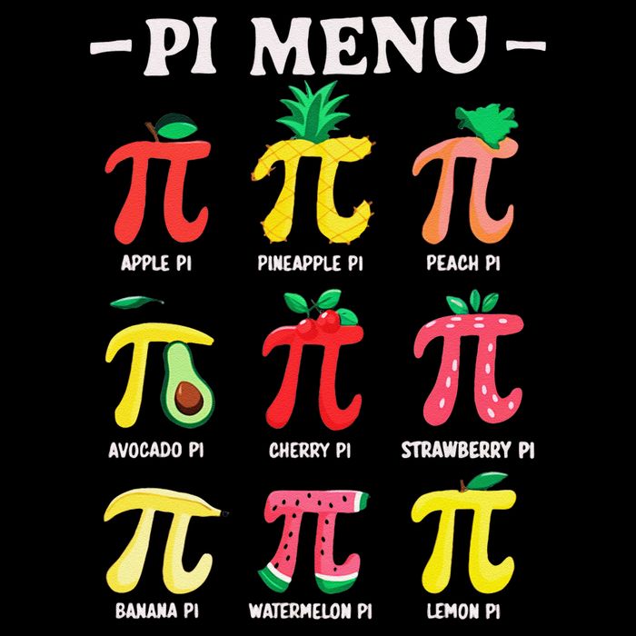 Pie Menu Funny Pi Day Pi 3 7-Panel Snapback Hat