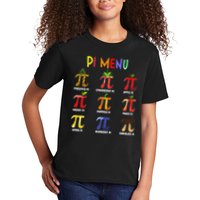 Pie Menu Funny Pi Day Pi 3 Kids T-Shirt