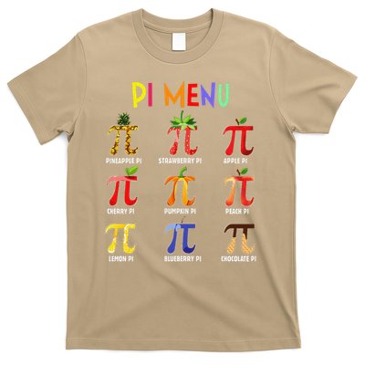 Pie Menu Funny Pi Day Pi 3 T-Shirt