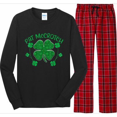 PAT McCROTCH Funny Dirty St Patricks Day 's Irish Long Sleeve Pajama Set