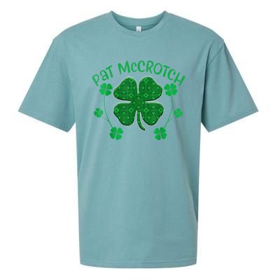 PAT McCROTCH Funny Dirty St Patricks Day 's Irish Sueded Cloud Jersey T-Shirt