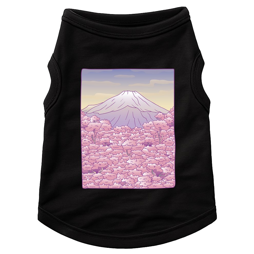 Pastel Mount Fuji Doggie Tank