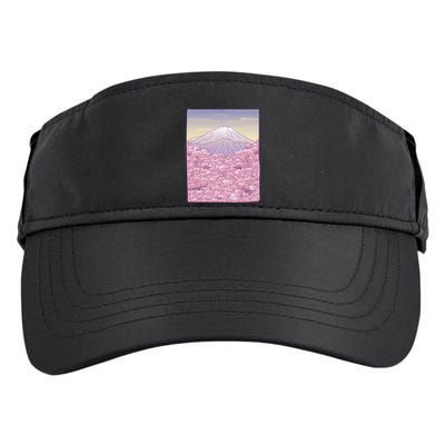Pastel Mount Fuji Adult Drive Performance Visor