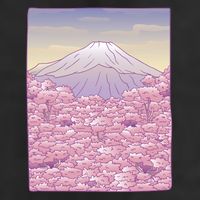 Pastel Mount Fuji Adult Drive Performance Visor
