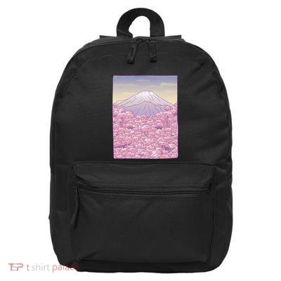 Pastel Mount Fuji 16 in Basic Backpack