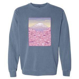 Pastel Mount Fuji Garment-Dyed Sweatshirt