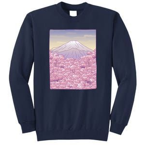 Pastel Mount Fuji Tall Sweatshirt