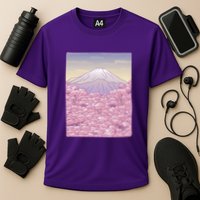 Pastel Mount Fuji Cooling Performance Crew T-Shirt