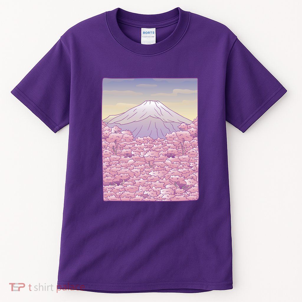 Pastel Mount Fuji Tall T-Shirt