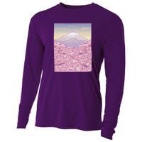 Pastel Mount Fuji Cooling Performance Long Sleeve Crew