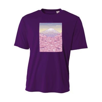 Pastel Mount Fuji Youth Performance Sprint T-Shirt