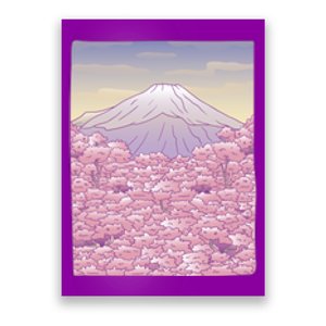 Pastel Mount Fuji Poster