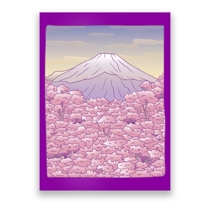 Pastel Mount Fuji Poster