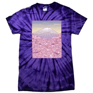 Pastel Mount Fuji Tie-Dye T-Shirt