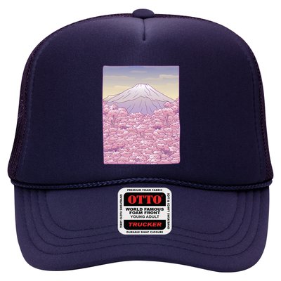 Pastel Mount Fuji Trucker Hat