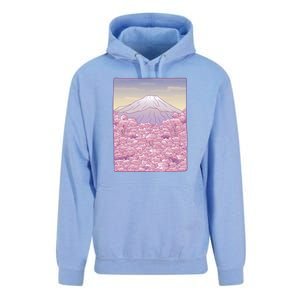 Pastel Mount Fuji Unisex Surf Hoodie