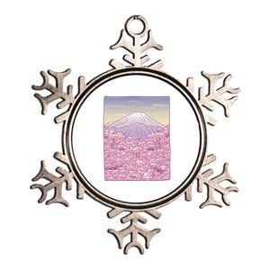 Pastel Mount Fuji Metallic Star Ornament