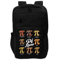 Pi Menu Funny Math Teacher Pi Day 3 Impact Tech Backpack