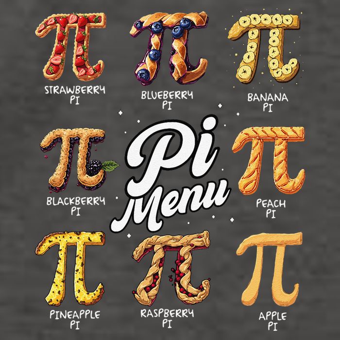 Pi Menu Funny Math Teacher Pi Day 3 Vector Backpack