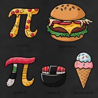 Pie Menu Funny Pi Day Pi 3 Knit Cap Winter Beanie
