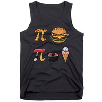 Pie Menu Funny Pi Day Pi 3 Tank Top