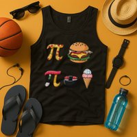 Pie Menu Funny Pi Day Pi 3 Tank Top