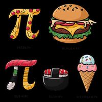 Pie Menu Funny Pi Day Pi 3 Wool Snapback Cap