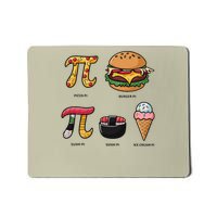Pie Menu Funny Pi Day Pi 3 Mousepad