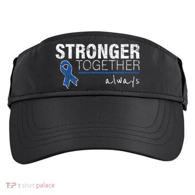 Positive Message For Women Colon Cancer Awareness Adult Drive Performance Visor