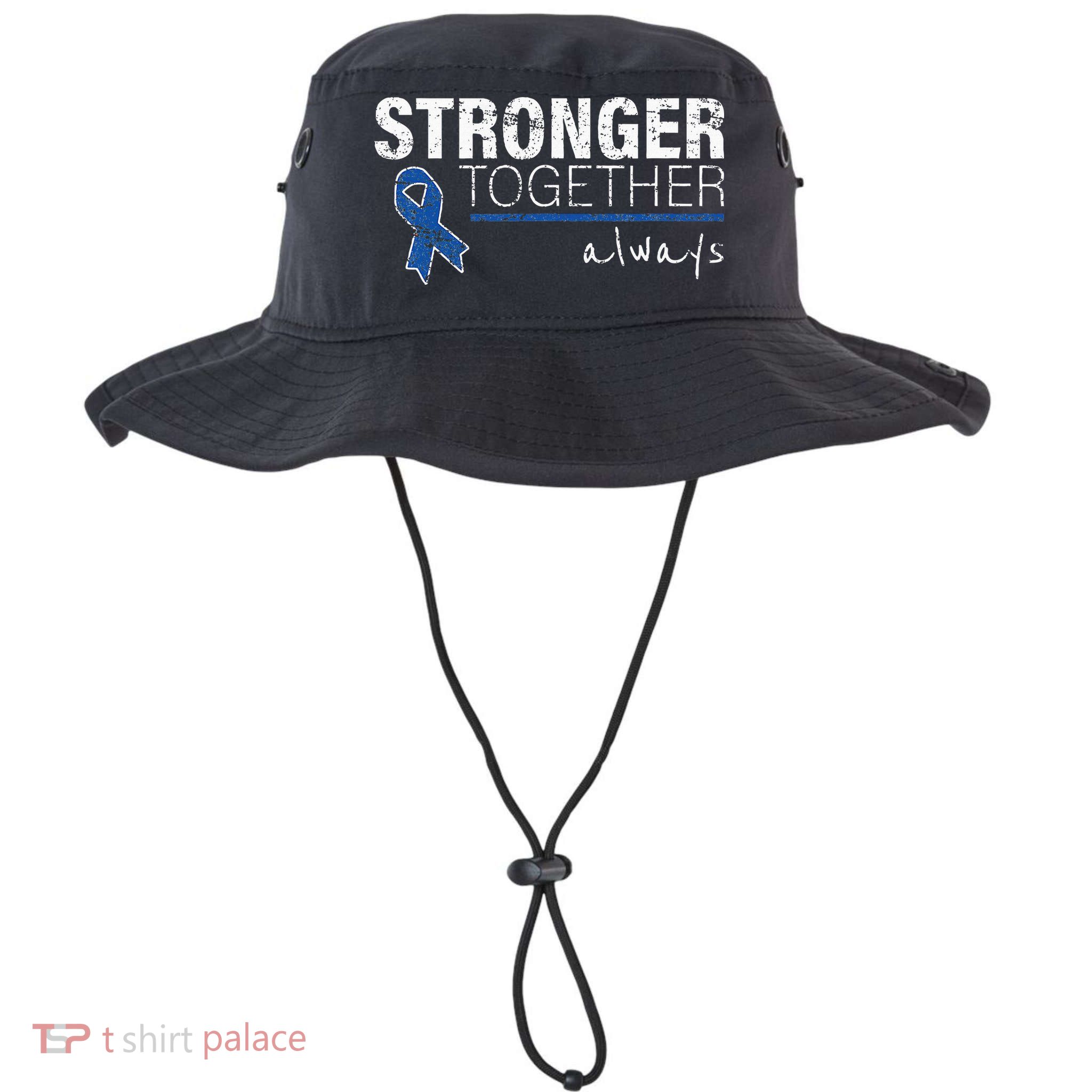 Positive Message For Women Colon Cancer Awareness Bucket Hat