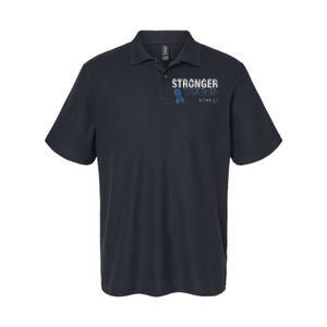 Positive Message For Women Colon Cancer Awareness Softstyle Adult Sport Polo