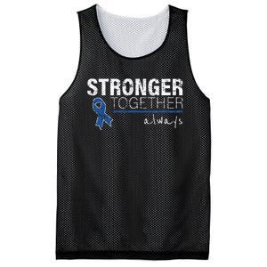 Positive Message For Women Colon Cancer Awareness Mesh Reversible Basketball Jersey Tank