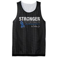 Positive Message For Women Colon Cancer Awareness Mesh Reversible Basketball Jersey Tank