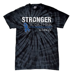 Positive Message For Women Colon Cancer Awareness Tie-Dye T-Shirt