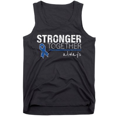 Positive Message For Women Colon Cancer Awareness Tank Top