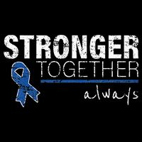 Positive Message For Women Colon Cancer Awareness Women's V-Neck T-Shirt