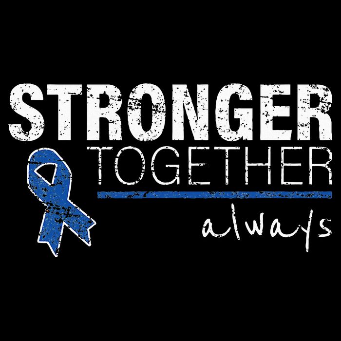 Positive Message For Women Colon Cancer Awareness Women's V-Neck T-Shirt