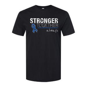 Positive Message For Women Colon Cancer Awareness Softstyle CVC T-Shirt