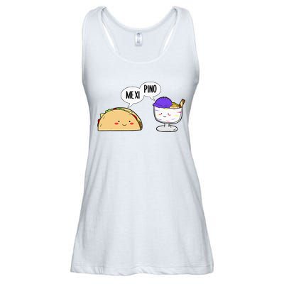Philippines Mexico Filipino Proud Mexipino Halo Halo Dessert Ladies Essential Flowy Tank