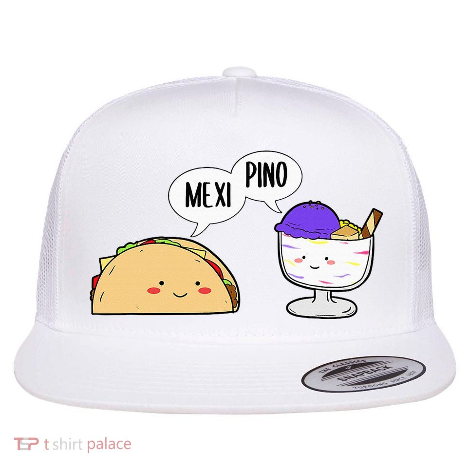 Philippines Mexico Filipino Proud Mexipino Halo Halo Dessert Flatbill Hat