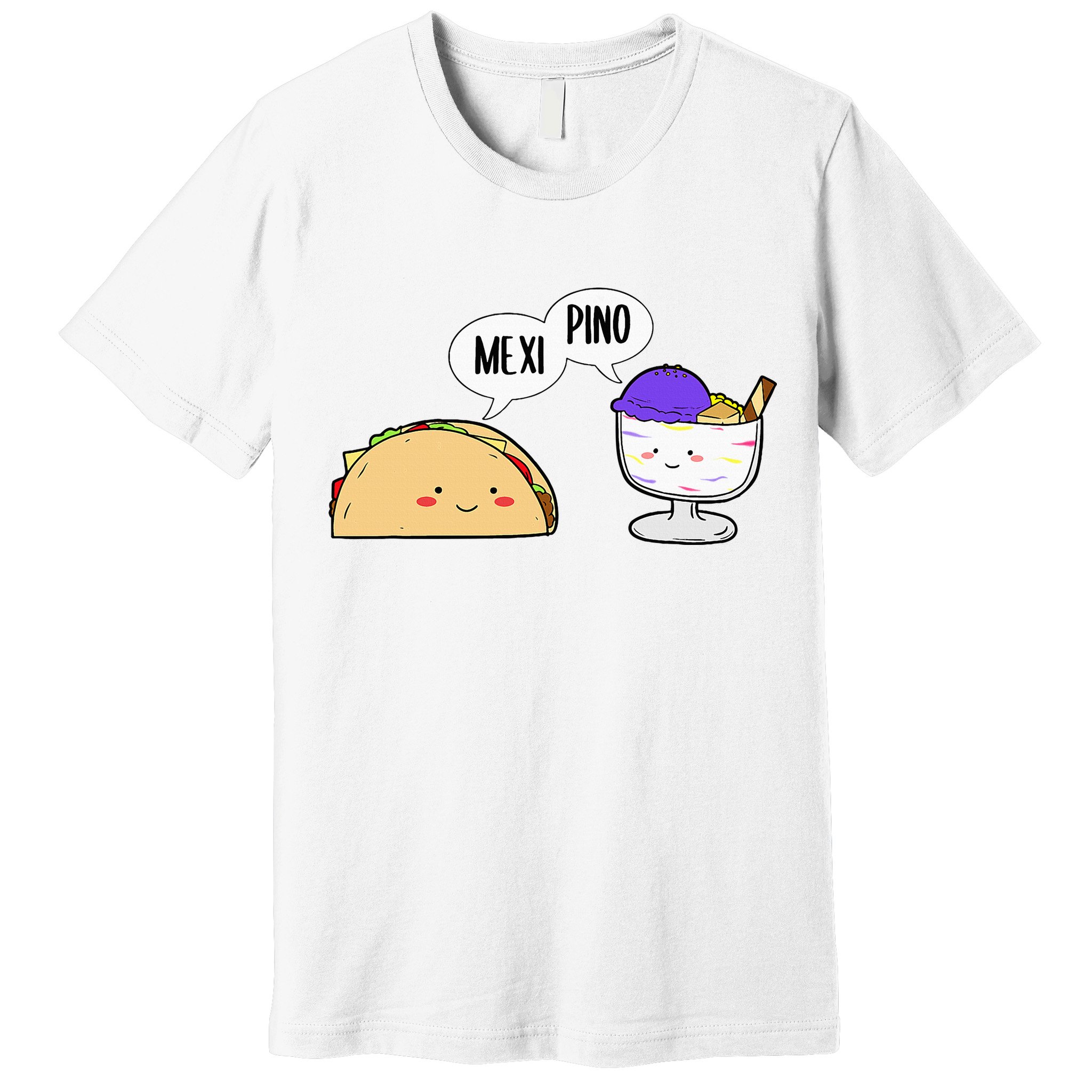 Philippines Mexico Filipino Proud Mexipino Halo Halo Dessert Premium T-Shirt