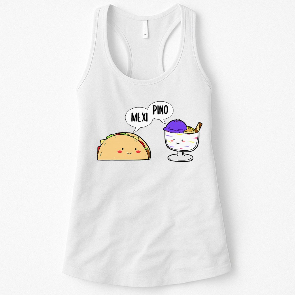 Philippines Mexico Filipino Proud Mexipino Halo Halo Dessert Womens Tank Top