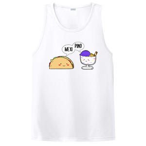 Philippines Mexico Filipino Proud Mexipino Halo Halo Dessert PosiCharge Competitor Tank