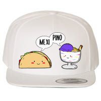 Philippines Mexico Filipino Proud Mexipino Halo Halo Dessert Wool Snapback Cap
